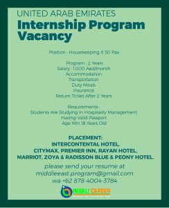 Intership Program Vacancy